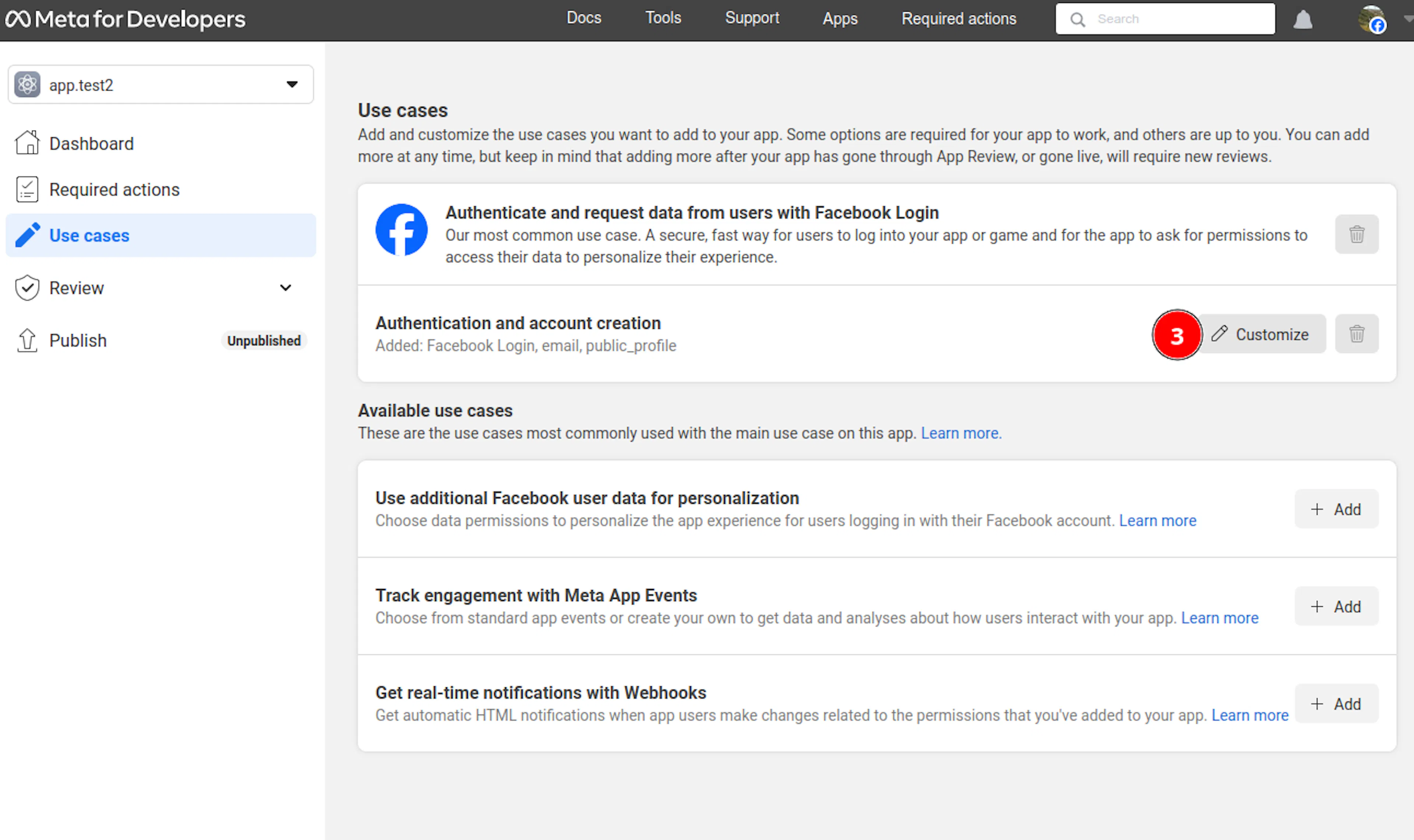 Facebook Login — Customize button
