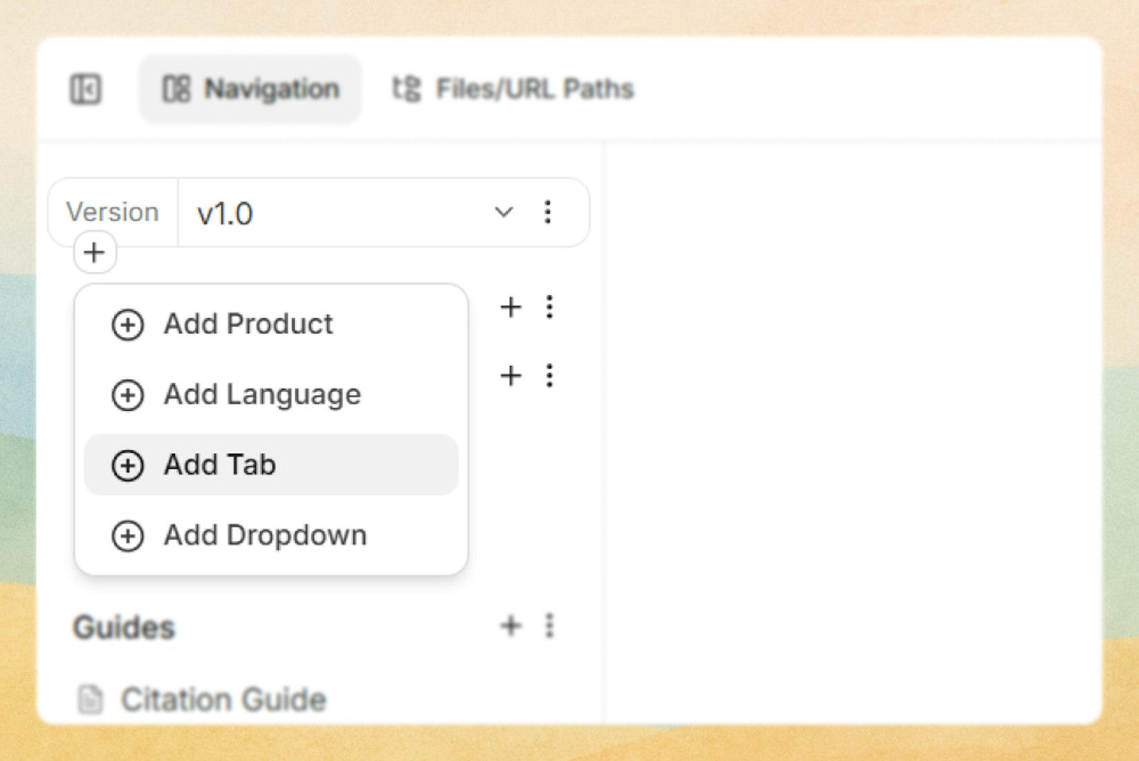Adding a child layer 'view'