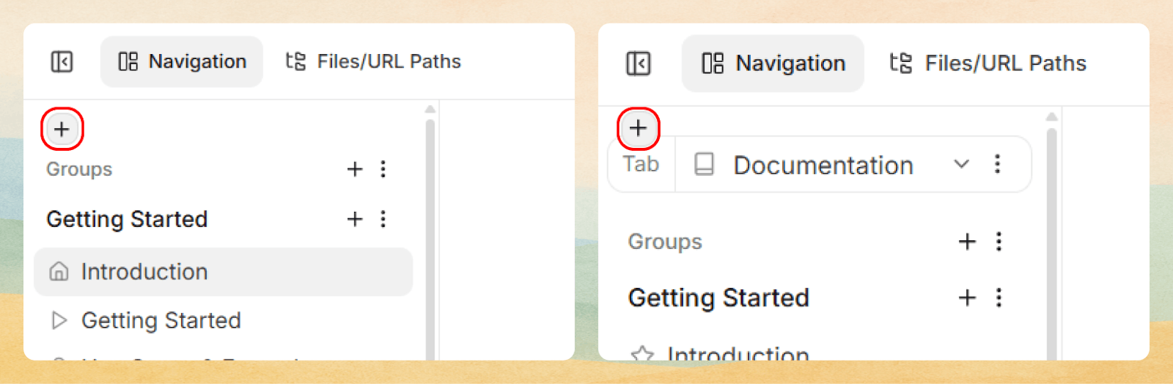 Adding 'Dimension' as a parent to flat structure & tab view
