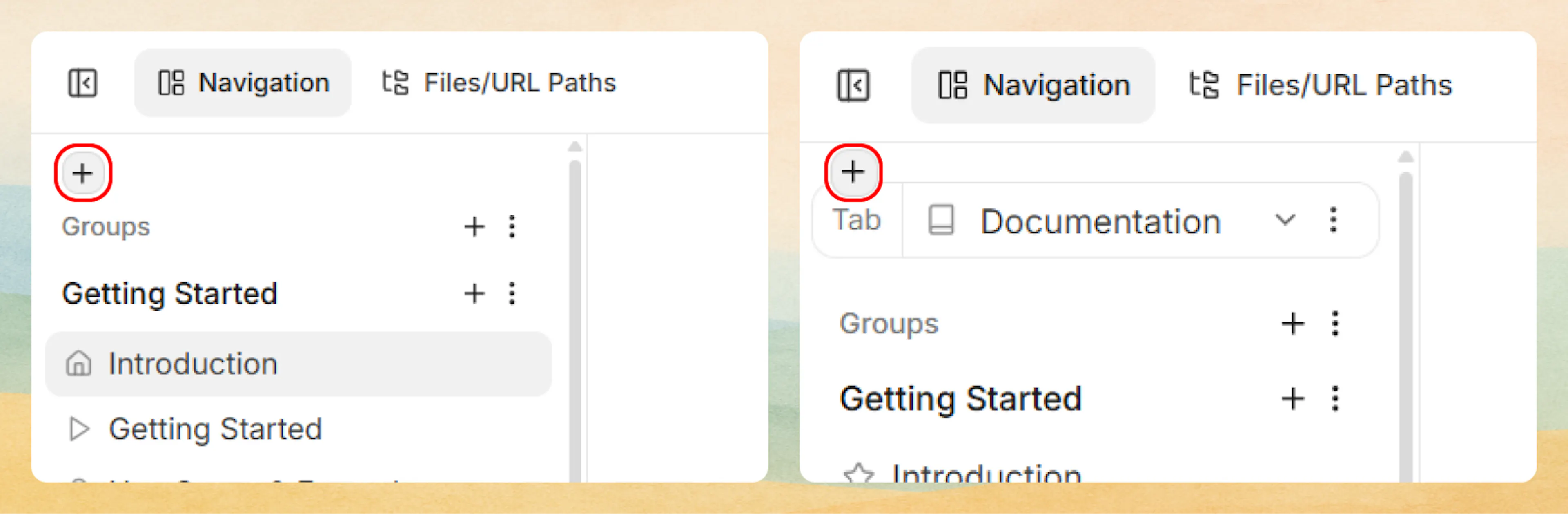 Adding 'Dimension' as a parent to flat structure & tab view