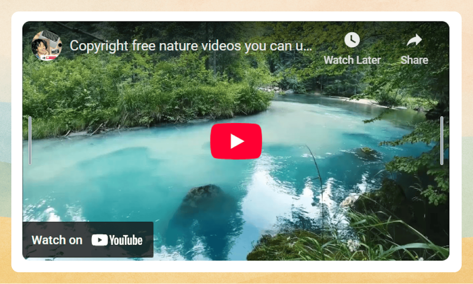 Video embed block with alignment and resize controls in the Web Editor