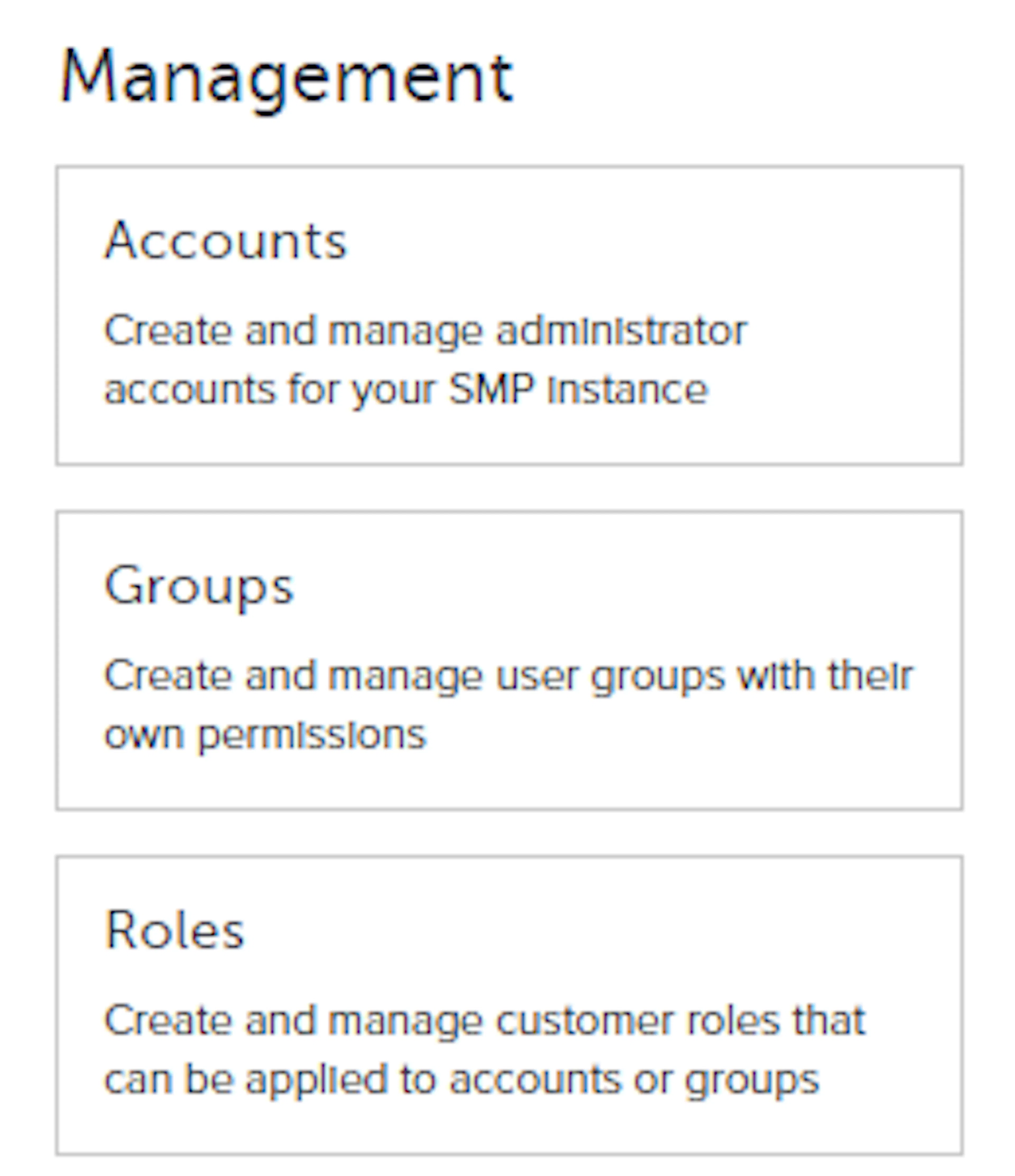 Relationship between accounts, groups and roles
