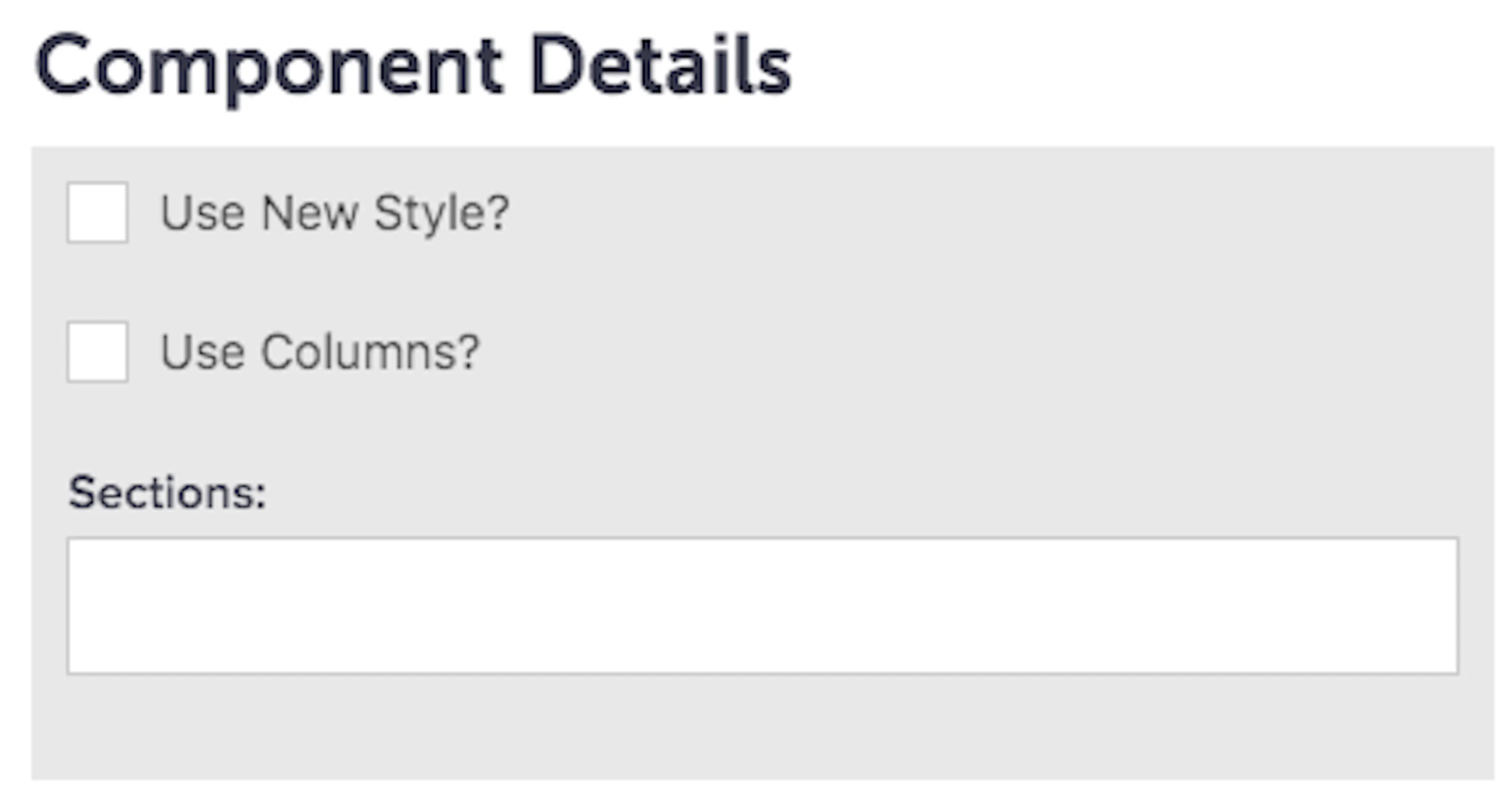 Component Details dialog for the dynamic_profile sub-component
