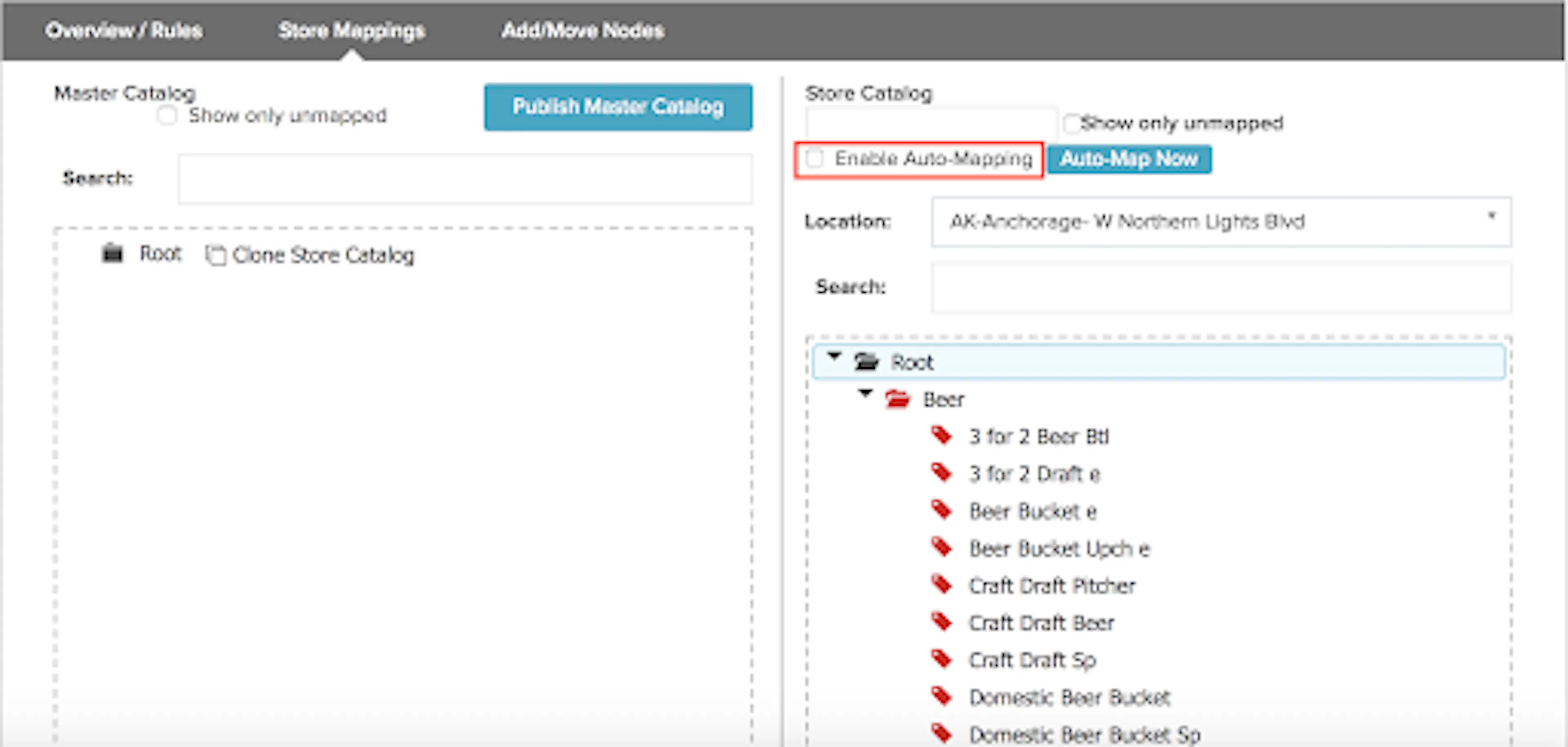 Enable Auto-Mapping checkbox