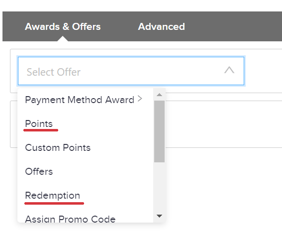 Deprecated features screenshot