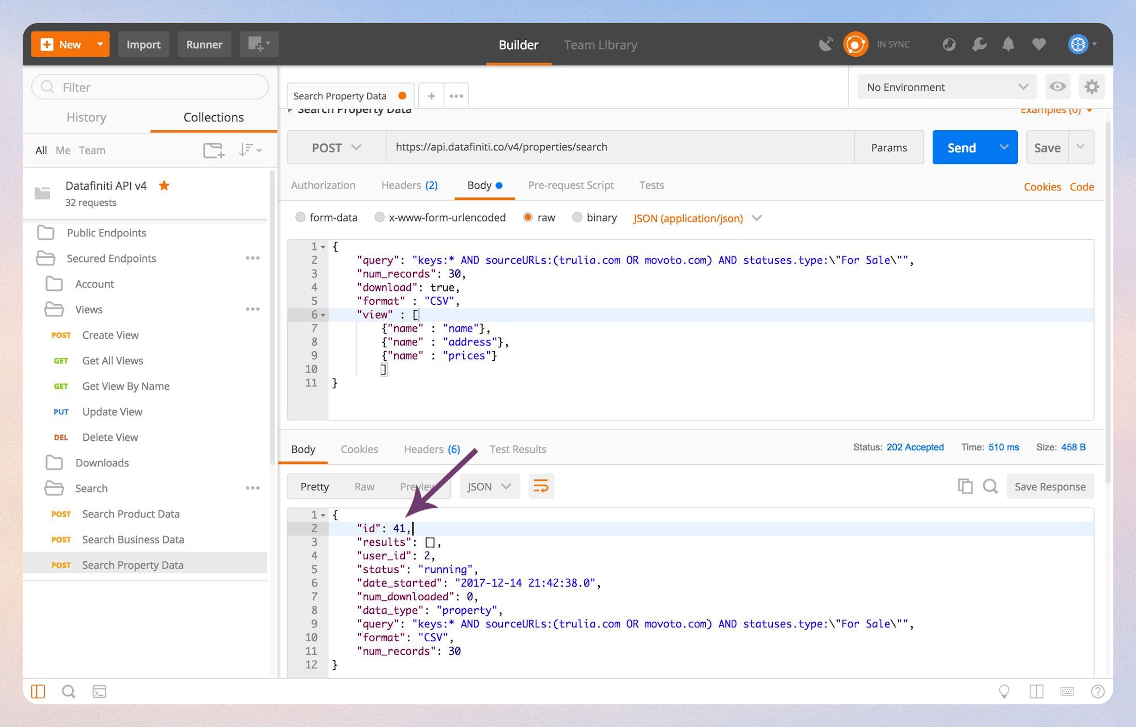 Getting your download ID
