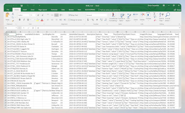 Property Data with Python - Datafiniti