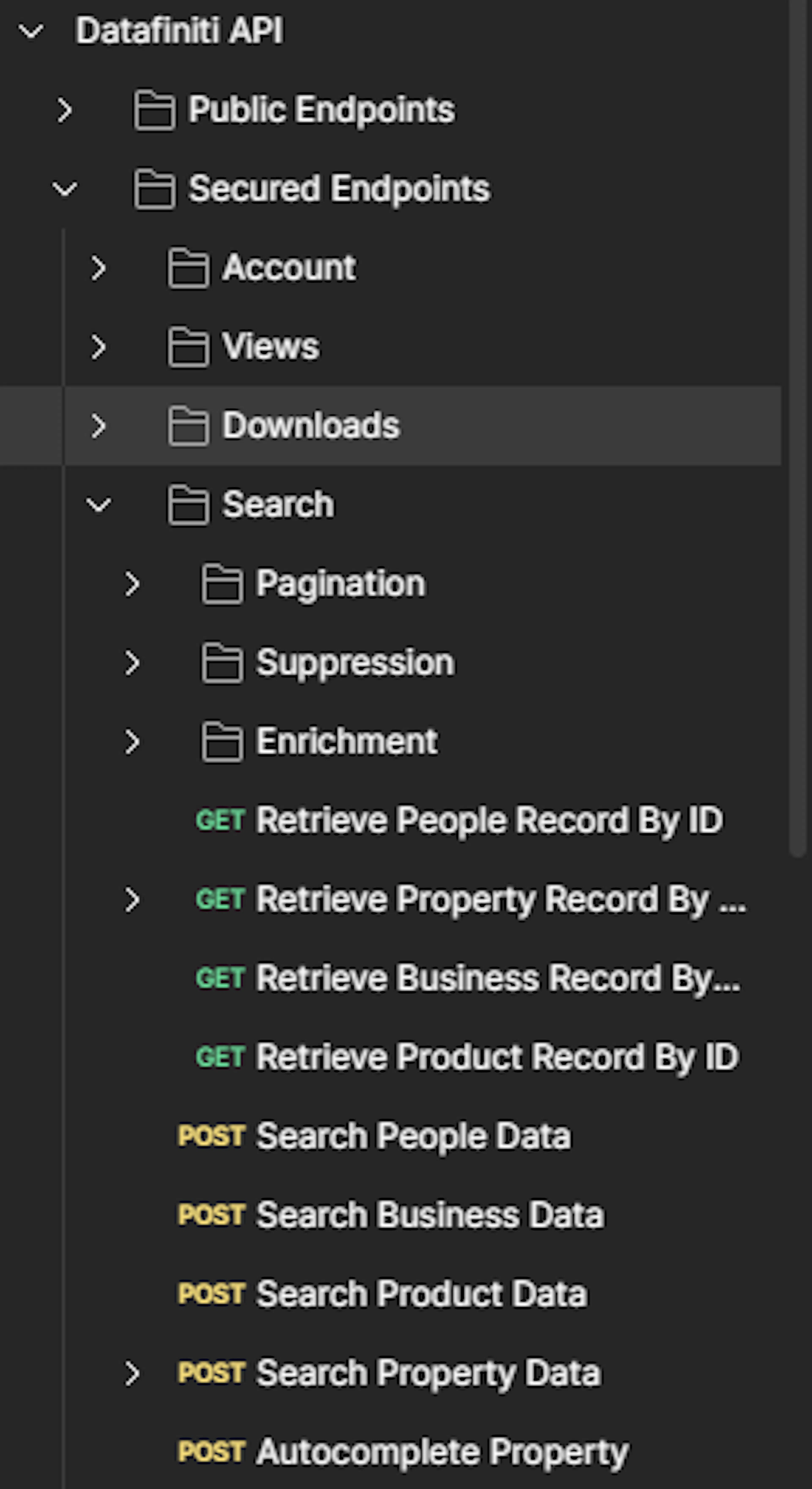 Screenshot showing 3. run your first search