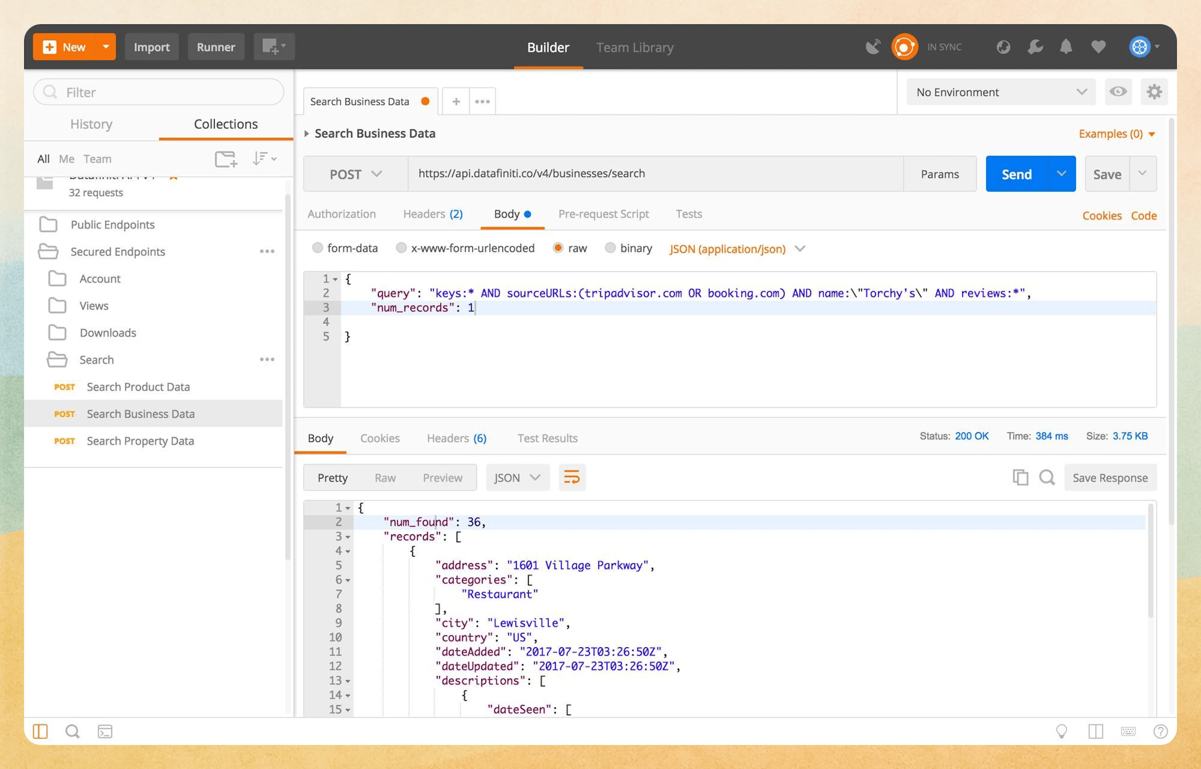 Using quotes inside the query string