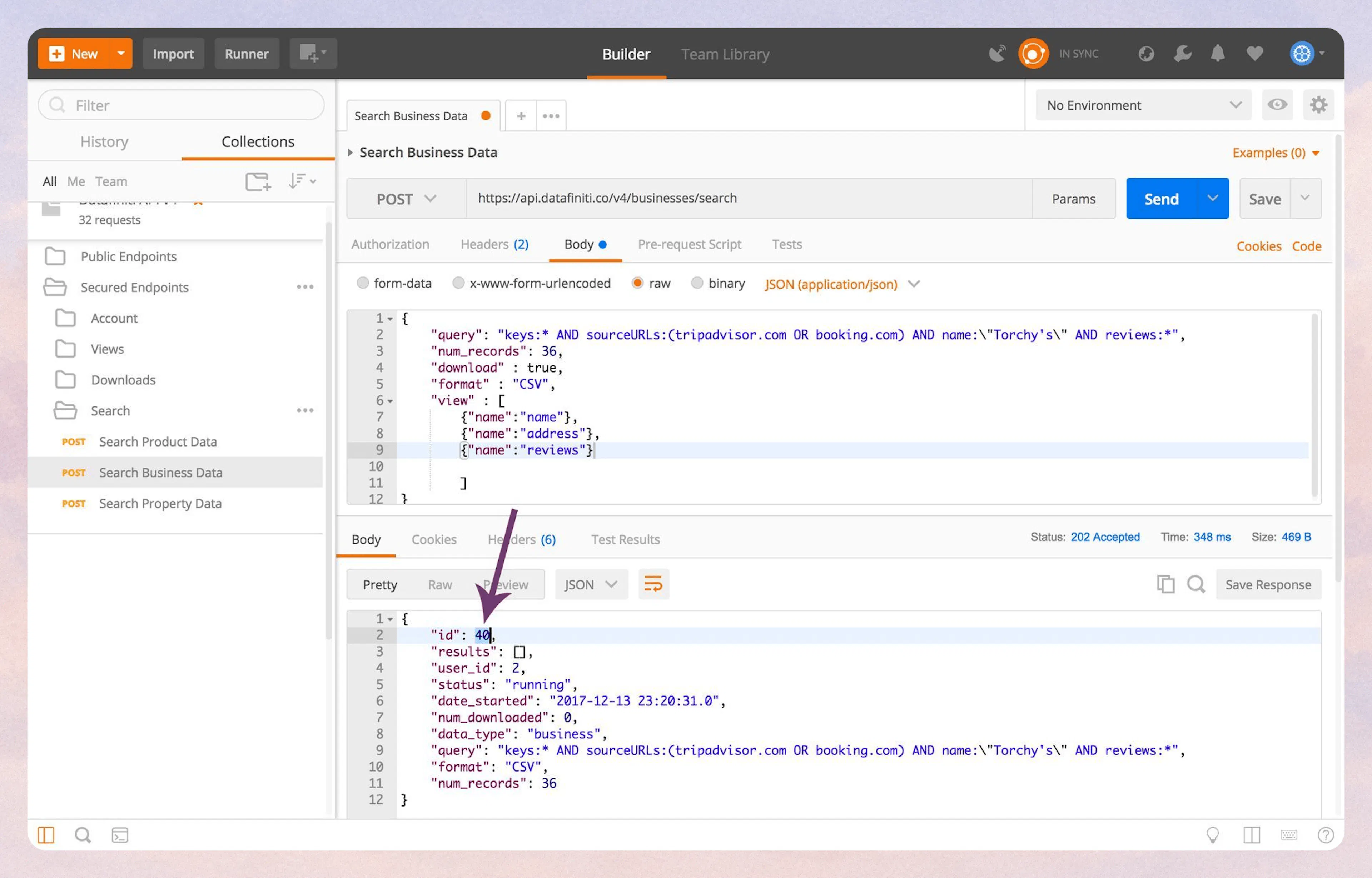 Getting your download ID