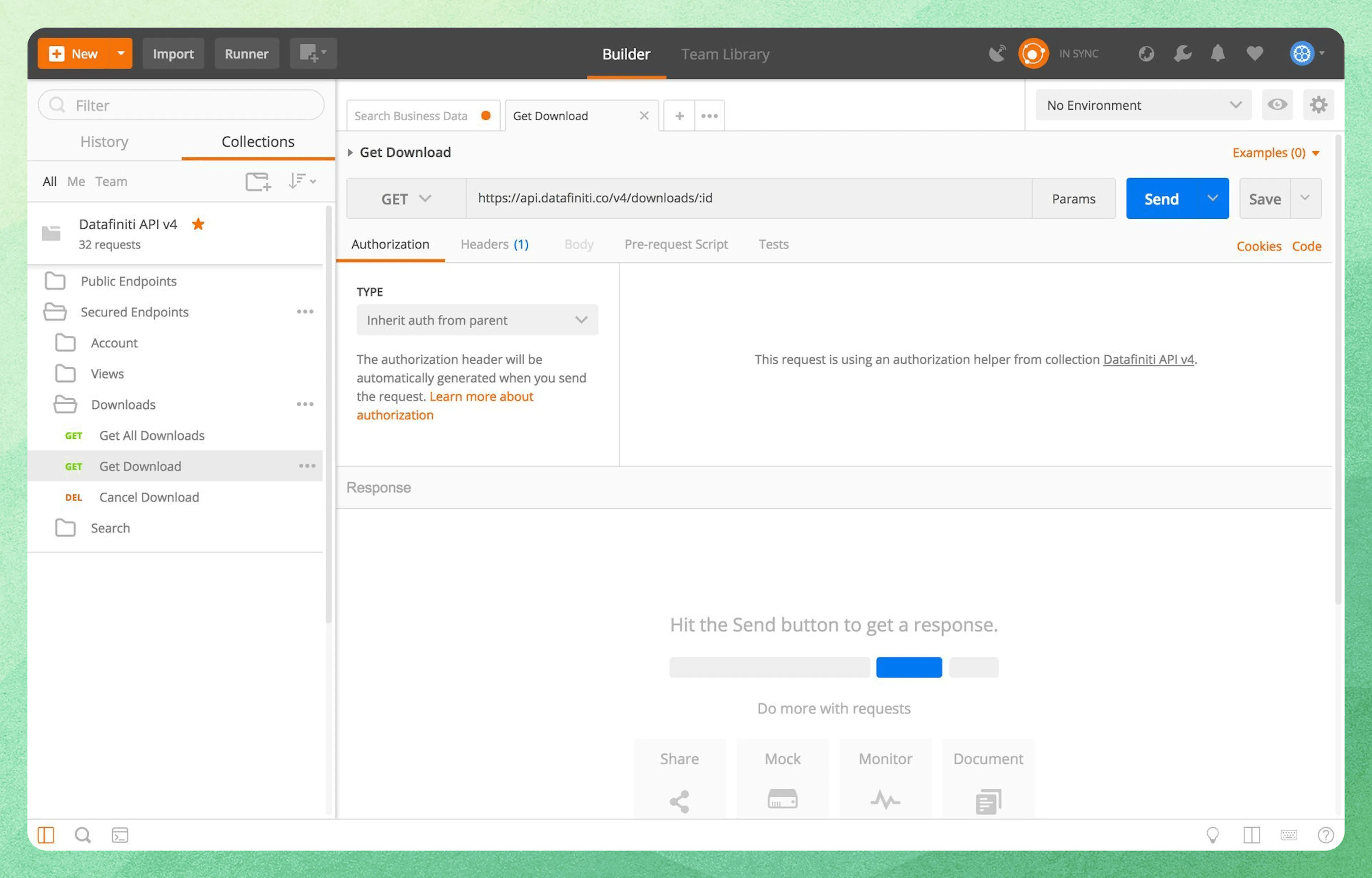 Get Download endpoint in the Downloads folder