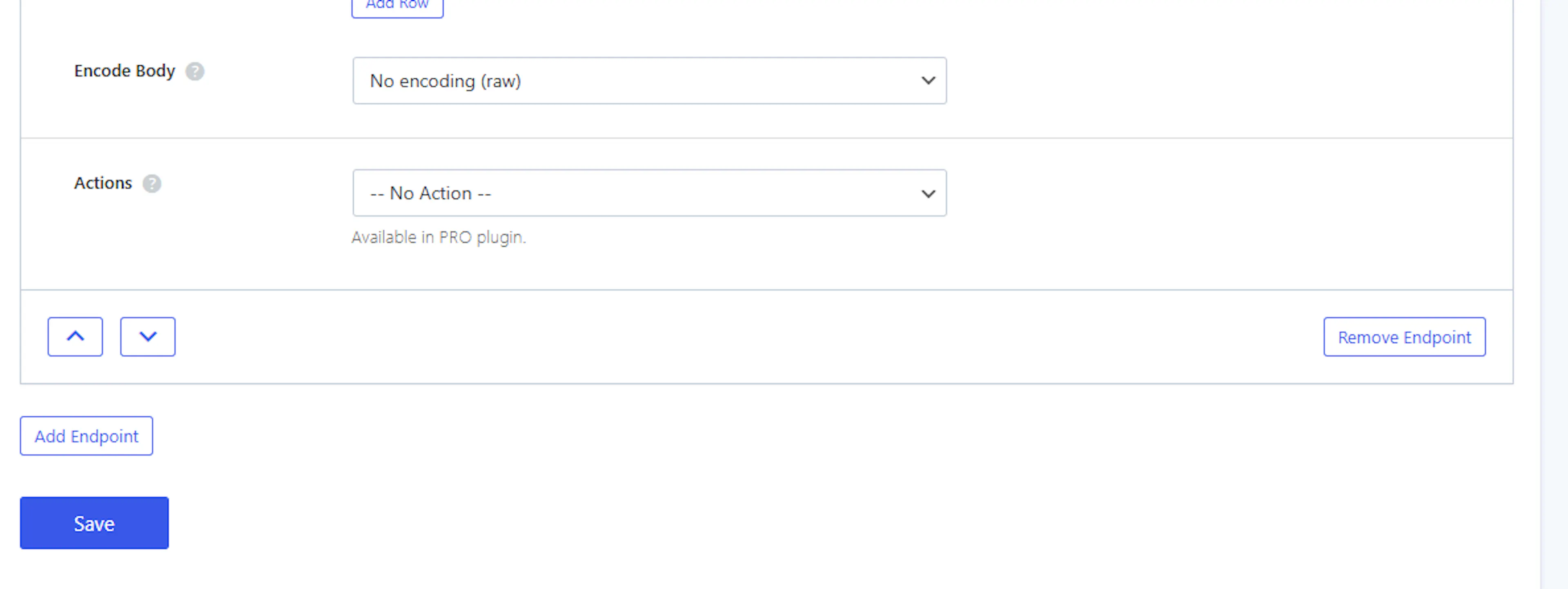 Screenshot showing 4. configure your datafiniti api endpoint
