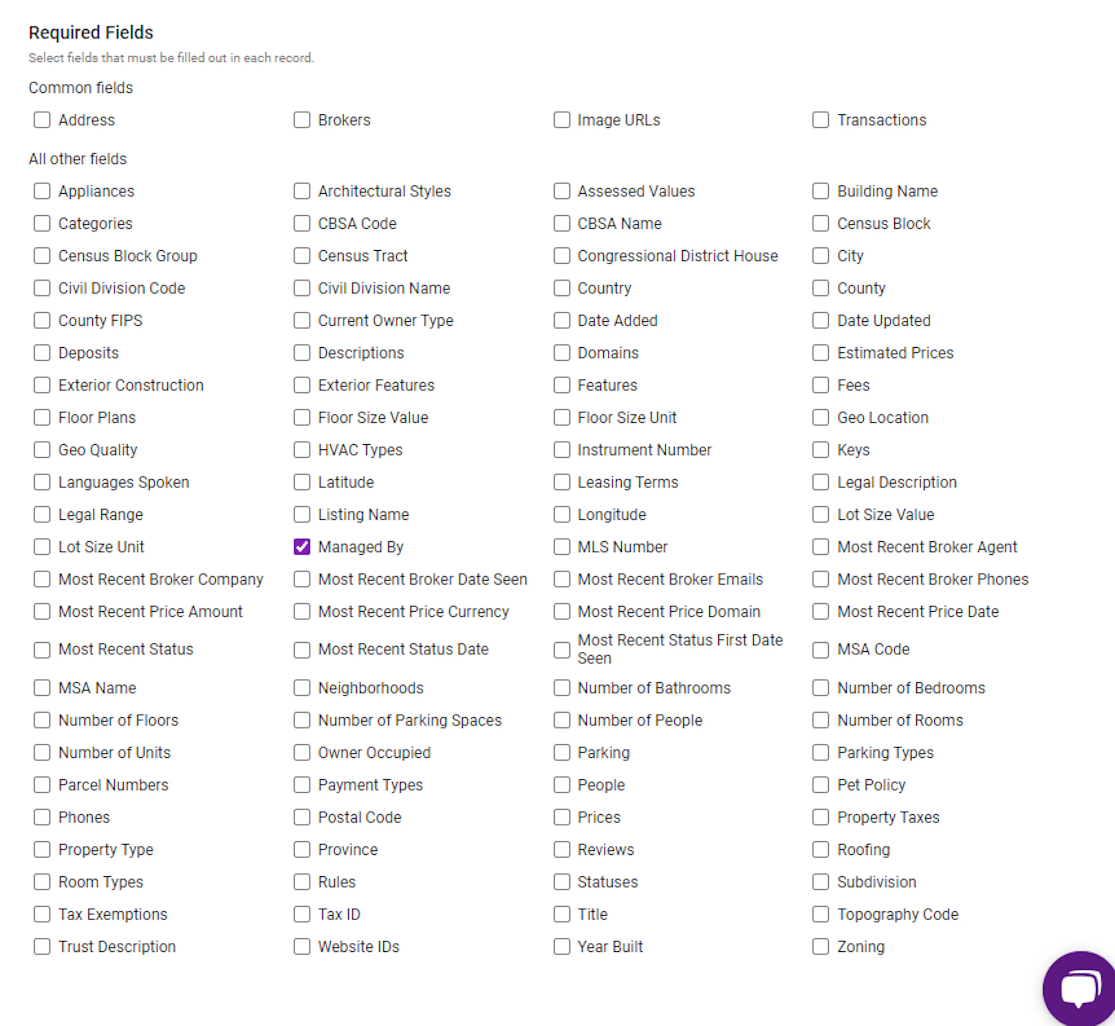 Screenshot showing adding a require to view who the property is managed by