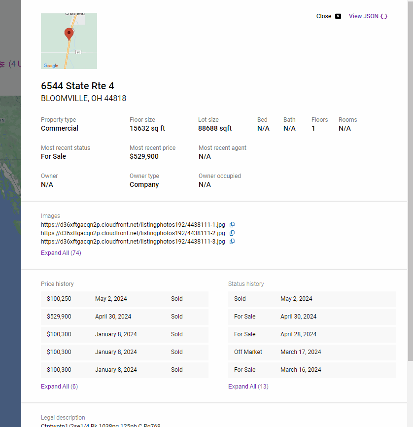 Screenshot showing adding a require to view who the property is managed by