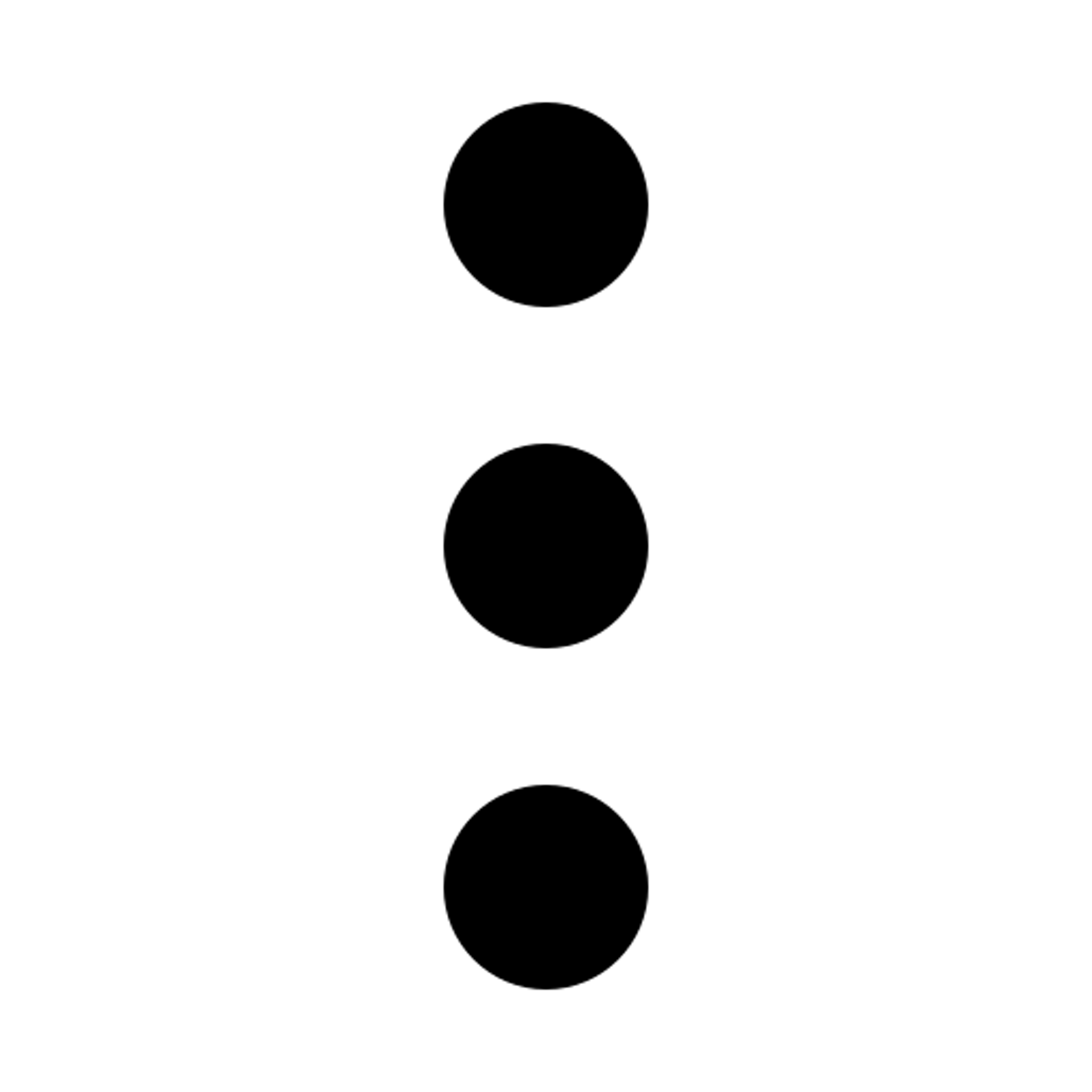 Three-dots menu icon