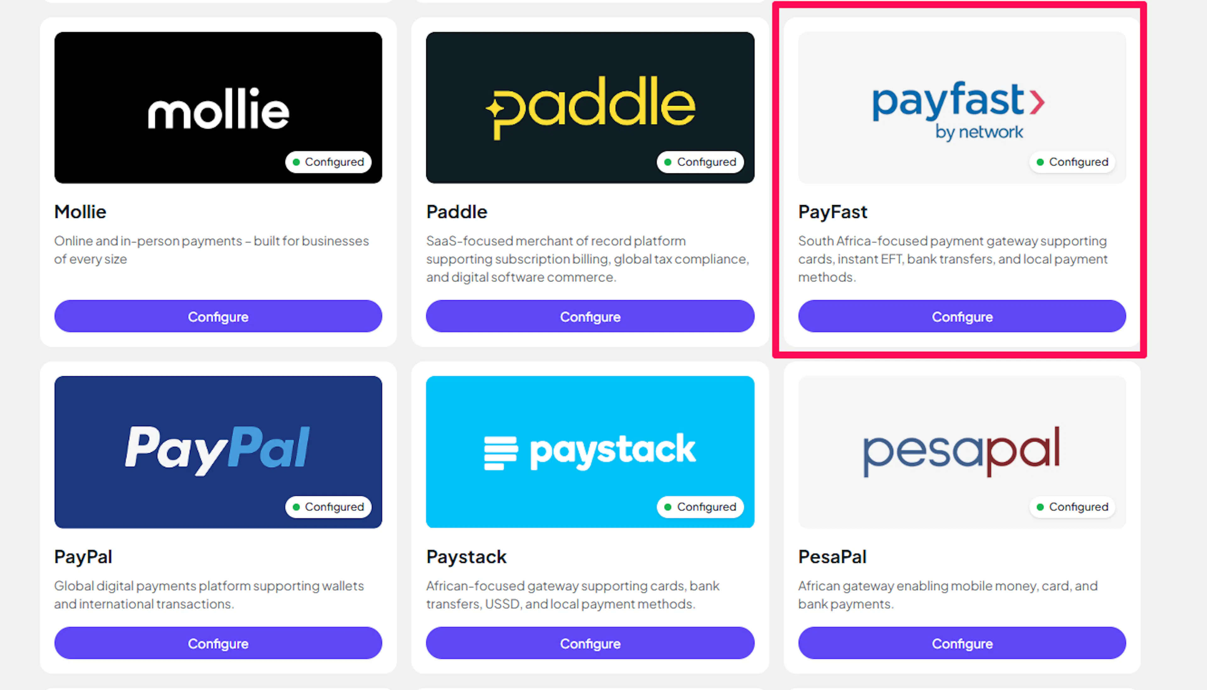 PayLexer Payment Gateways settings page with Add Gateway button highlighted